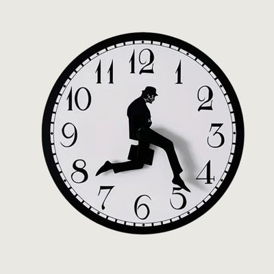 Funny Wall Clock – Colorful Decorative Design