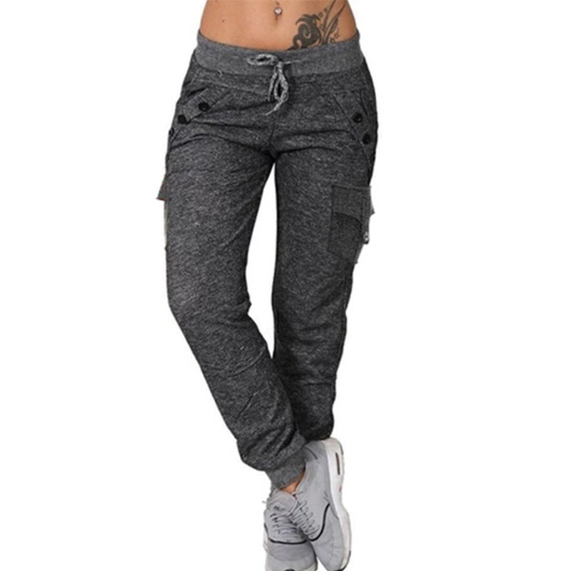 Women’s Jogging Pants with Drawstring Waist for Comfort and Style