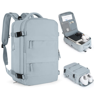 Travel Laptop Backpack with USB Charging Port