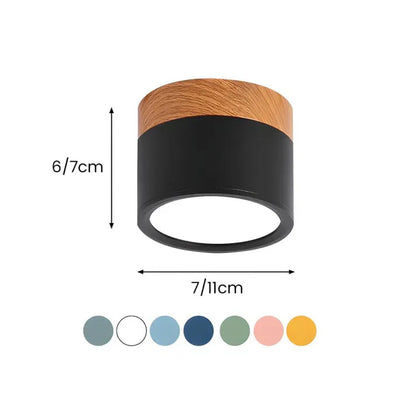 Nordic Style Cylinder LED Hallway Ceiling Lights