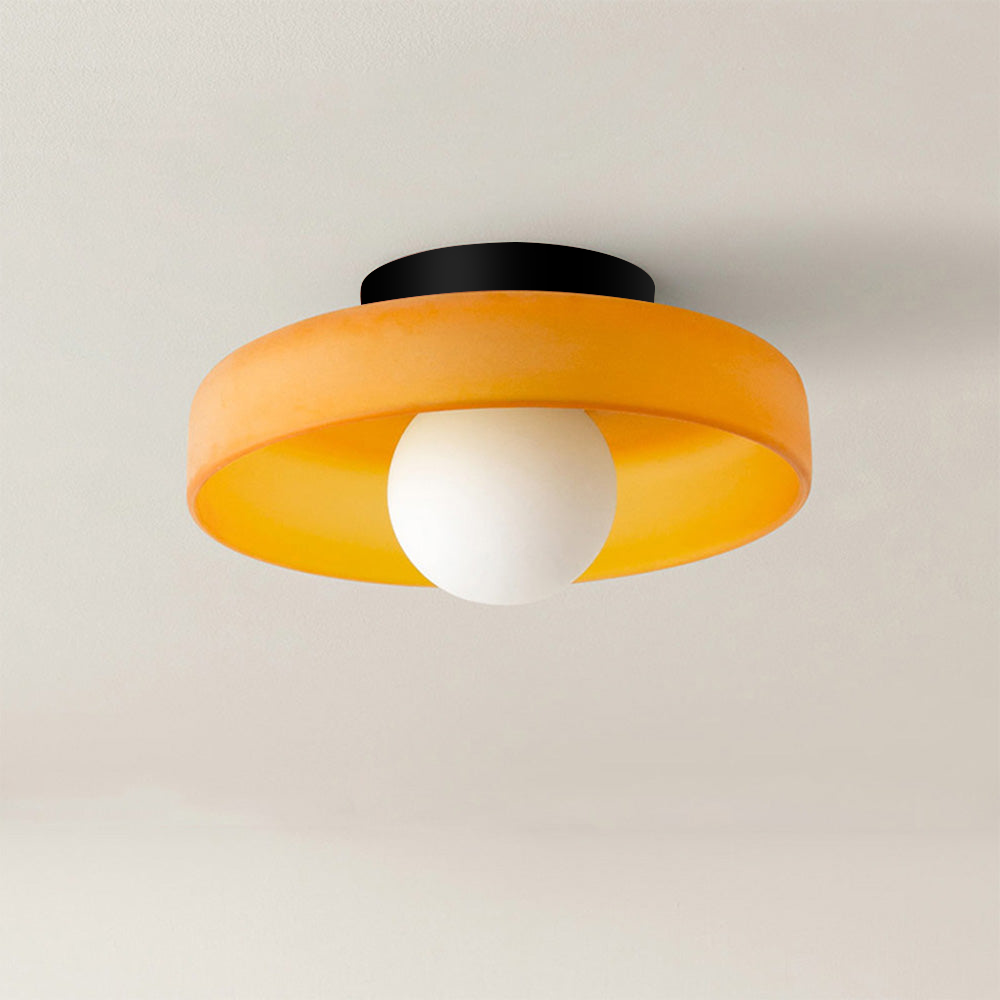 Modern Design Round Ceiling Light – Sleek Glass Lamp for Contemporary Interiors