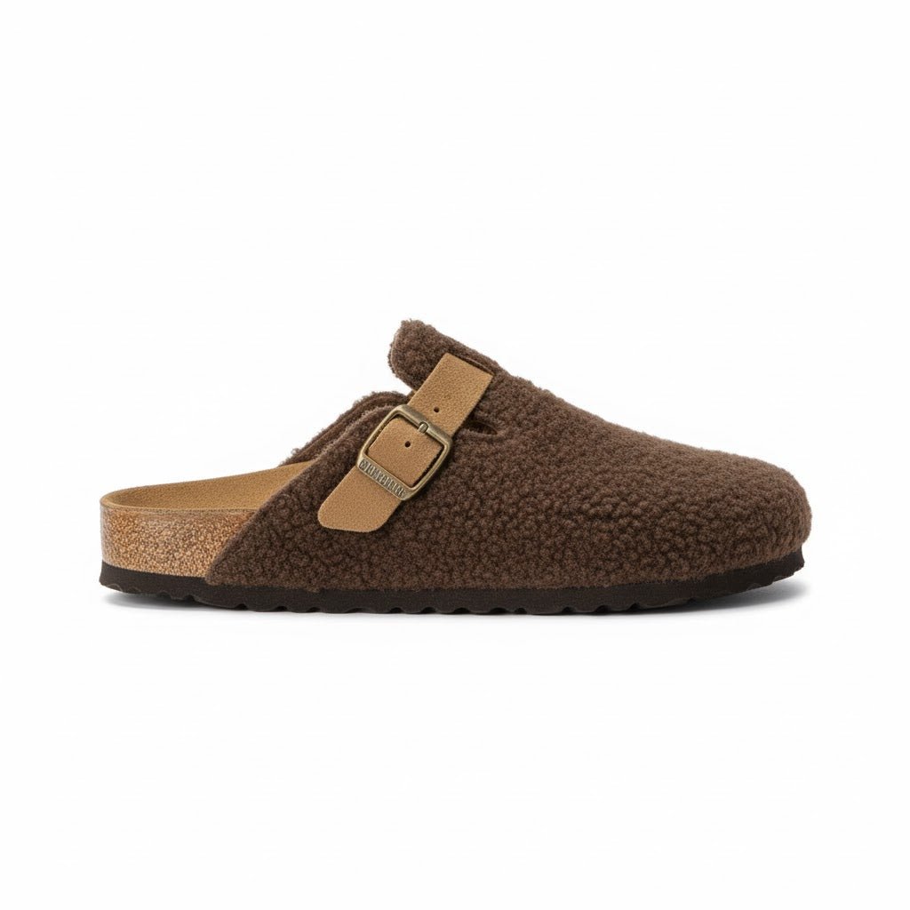 Unisex Wool Slippers for Winter | Natural Sheep Wool Indoor Shoes