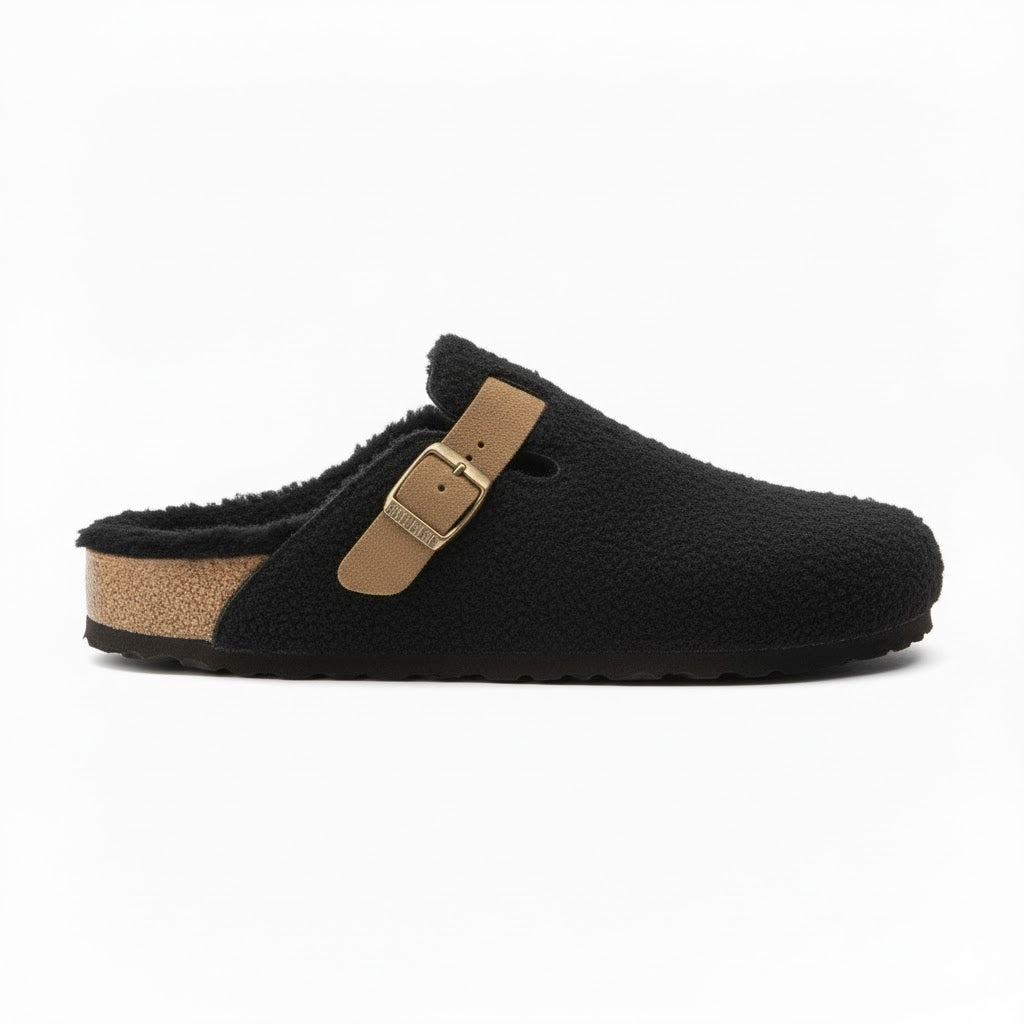 Unisex Wool Slippers for Winter | Natural Sheep Wool Indoor Shoes