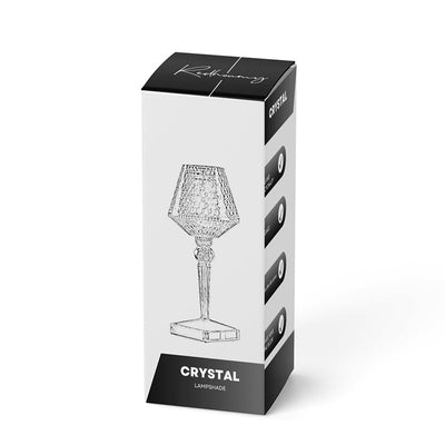 Rechargeable Crystal Lampshade Touch LED Lamp