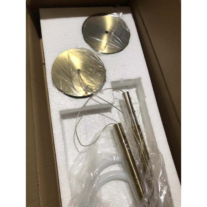 Modern LED Curved Tube Ceiling Light Fixture