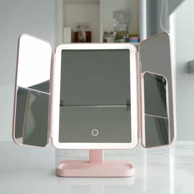 LED Makeup Mirror with 3 Light Modes and Magnification