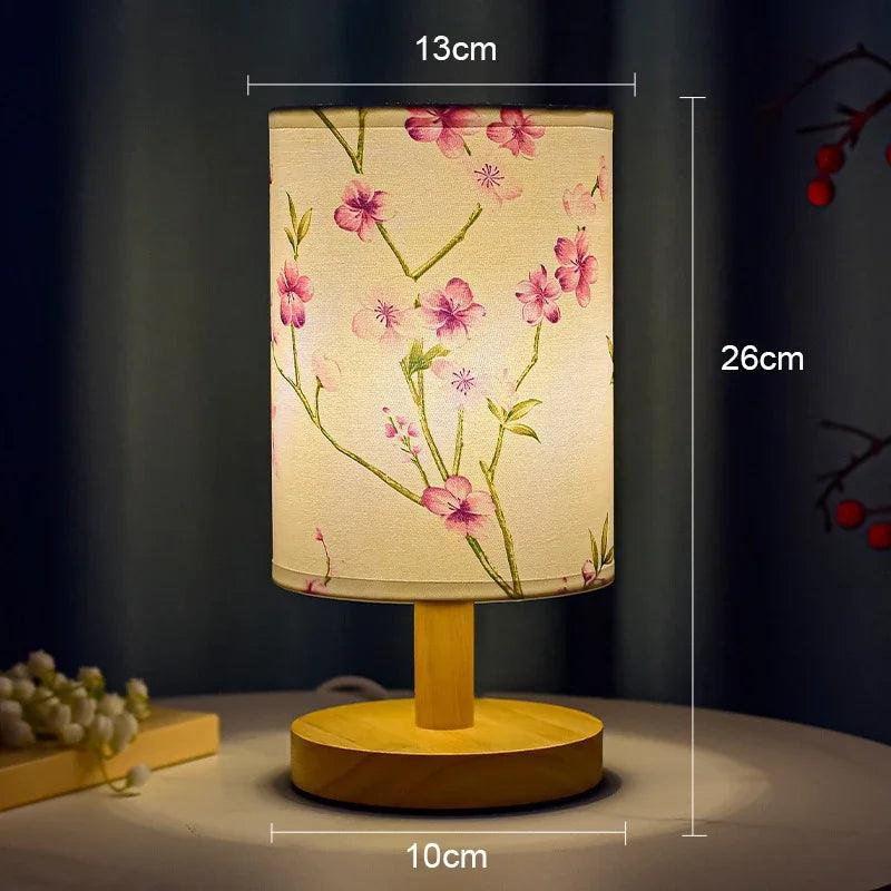 Japandi Style LED Table Lamp with Touch Control