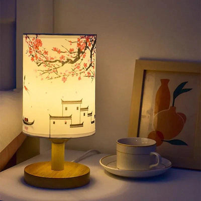 Japandi Style LED Table Lamp with Touch Control