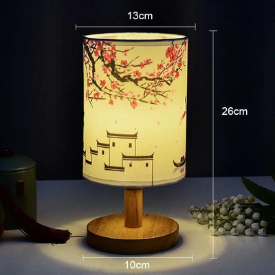 Japandi Style LED Table Lamp with Touch Control