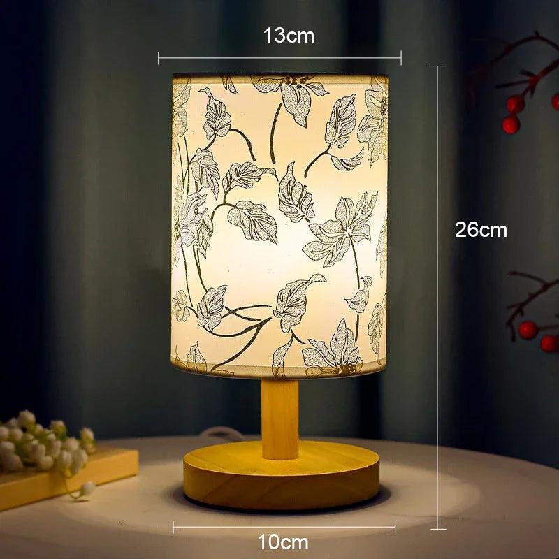Japandi Style LED Table Lamp with Touch Control