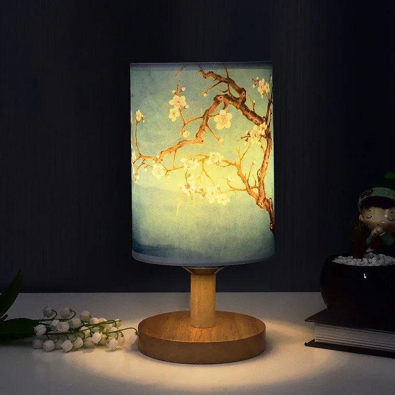 Japandi Style LED Table Lamp with Touch Control