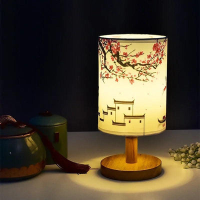 Japandi Style LED Table Lamp with Touch Control