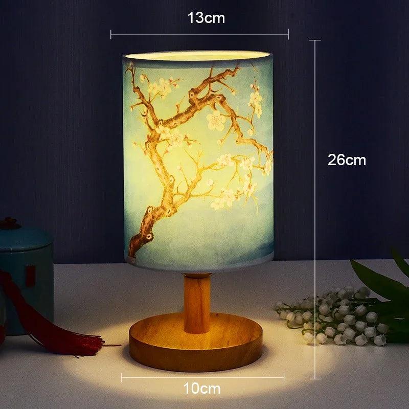 Japandi Style LED Table Lamp with Touch Control