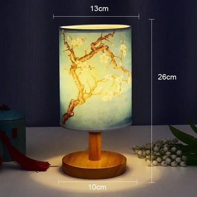 Japandi Style LED Table Lamp with Touch Control