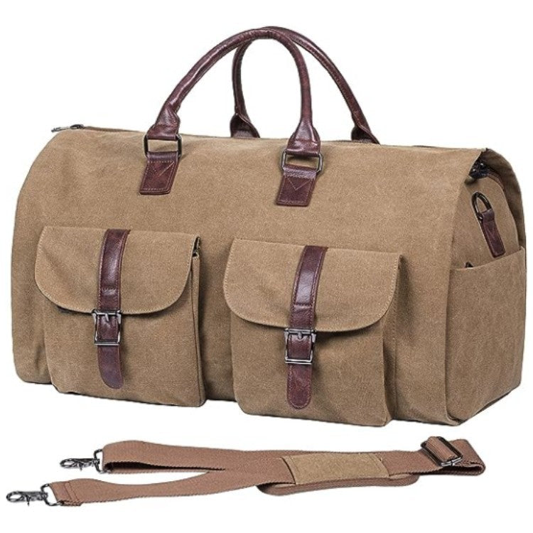 TravelLux Leather Travel Suitcase for Stylish Getaways
