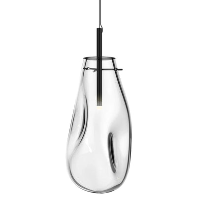 Modern LED Pendant Light with Glass Shade