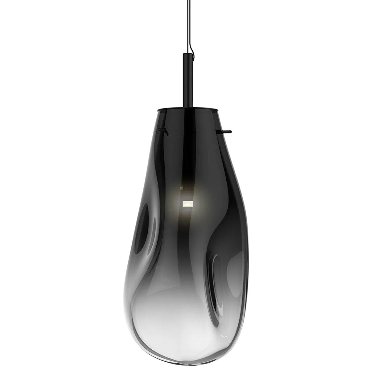 Modern LED Pendant Light with Glass Shade