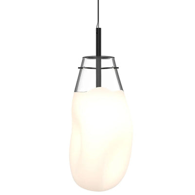 Modern LED Pendant Light with Glass Shade