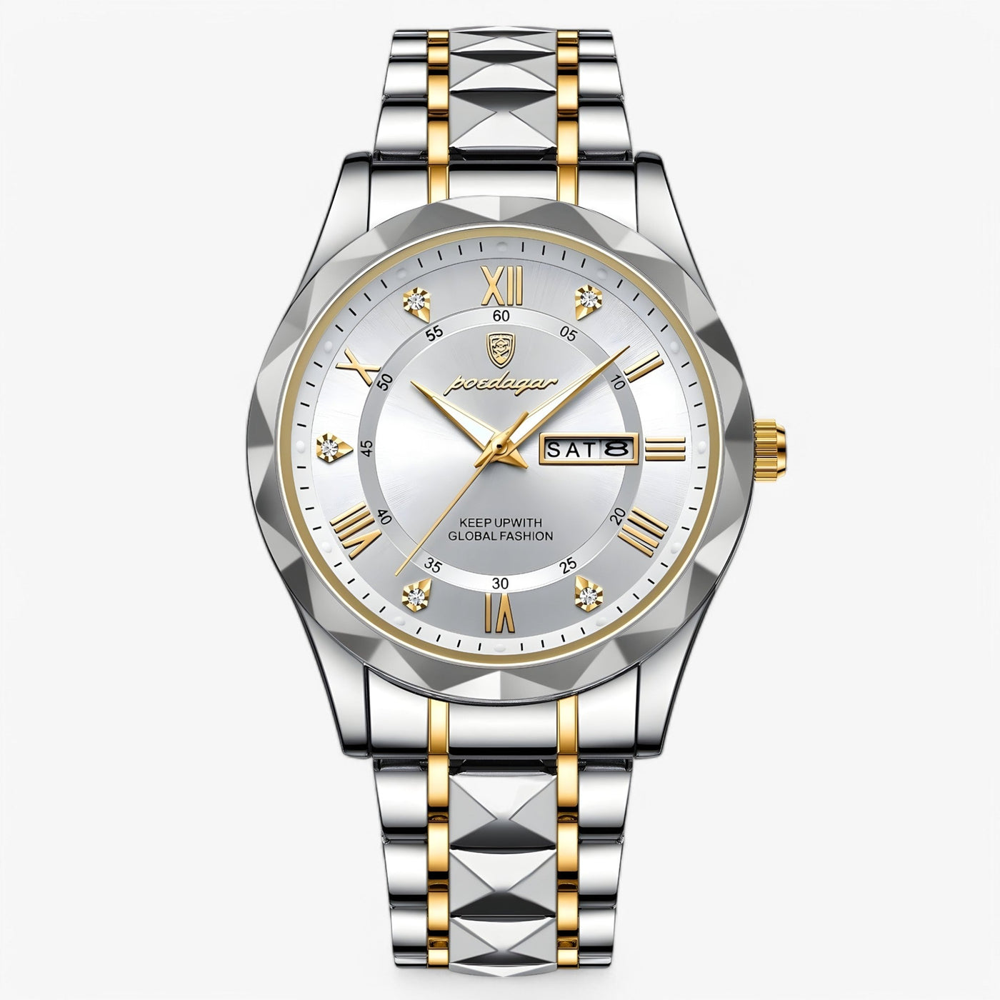 Luxury Men’s Wristwatch with Precision Quartz Movement