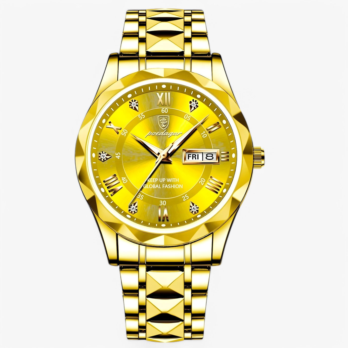 Luxury Men’s Wristwatch with Precision Quartz Movement