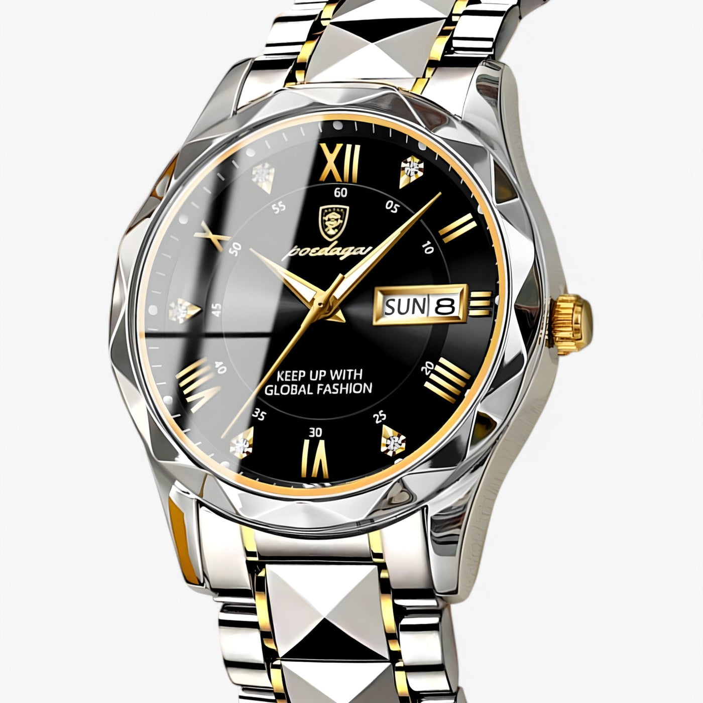 Luxury Men’s Wristwatch with Precision Quartz Movement
