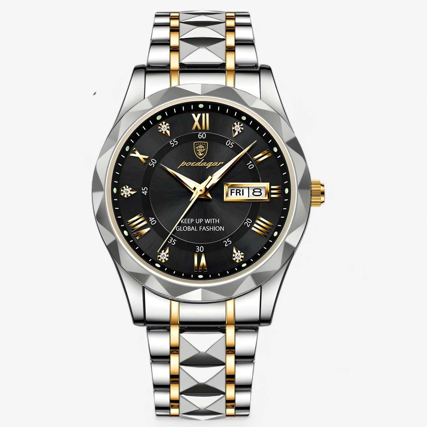 Luxury Men’s Wristwatch with Precision Quartz Movement