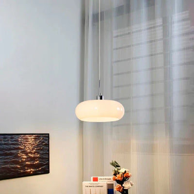 Glass Pendant Light – Modern Dimmable Bread-Shaped Lamp