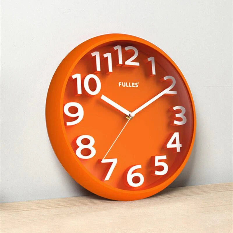 Modern Minimalist Silent Wall Clock 12 Inch