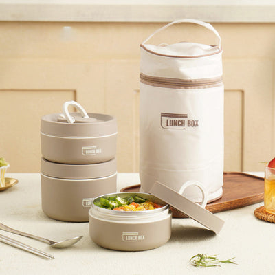 Multi-Layer Insulated Lunchbox with Free Carry Bag