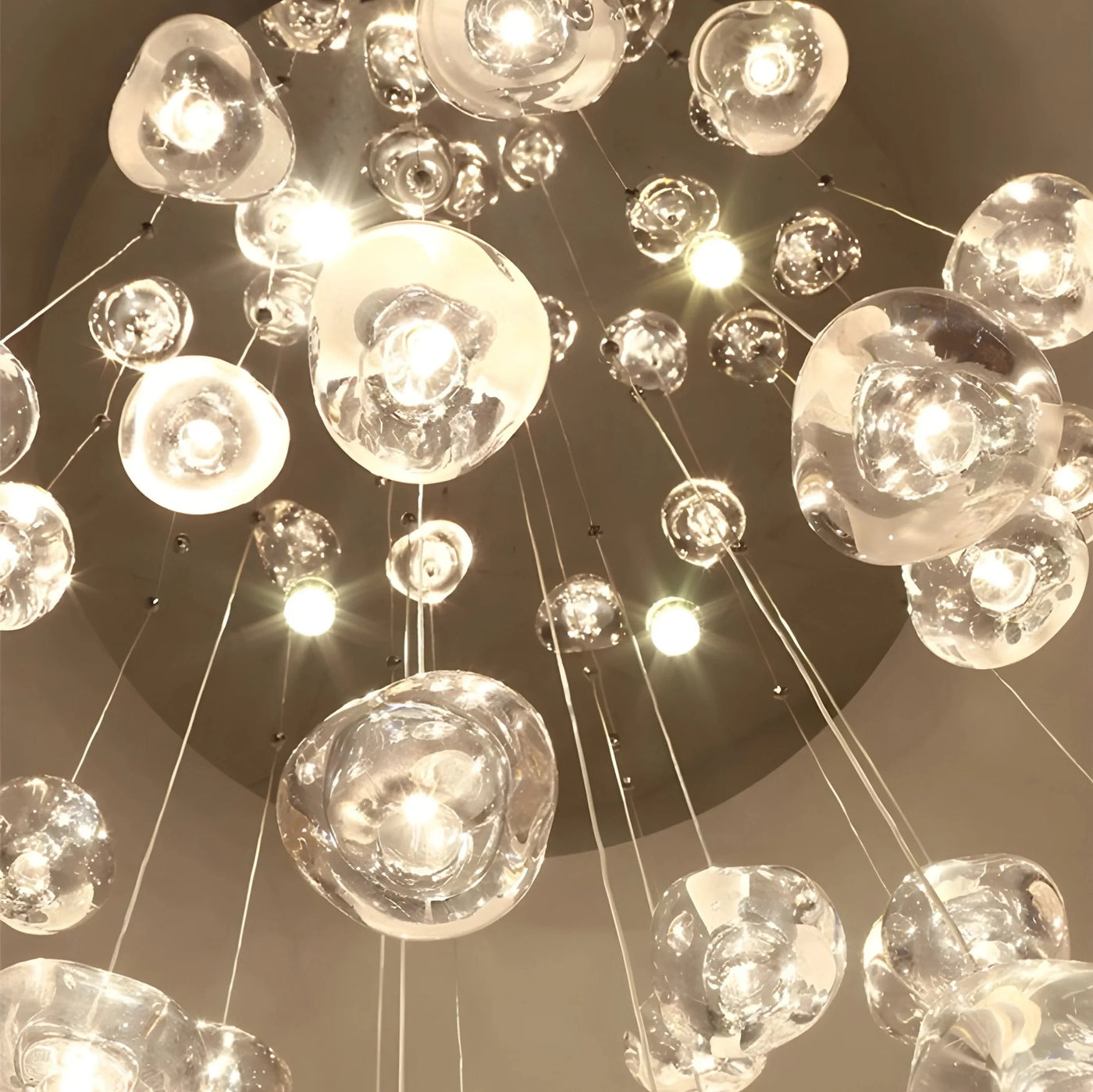 Modern Crystal Chandelier – LED Staircase Pendant Light