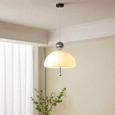Medieval French Glass Pendant Light – Retro Style
