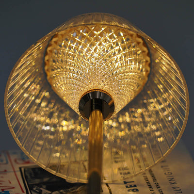 Crystal Rechargeable LED Cordless Table Lamp