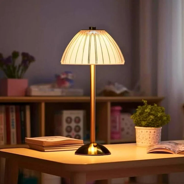 Crystal Rechargeable LED Cordless Table Lamp