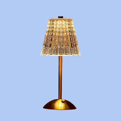 Crystal Rechargeable LED Cordless Table Lamp