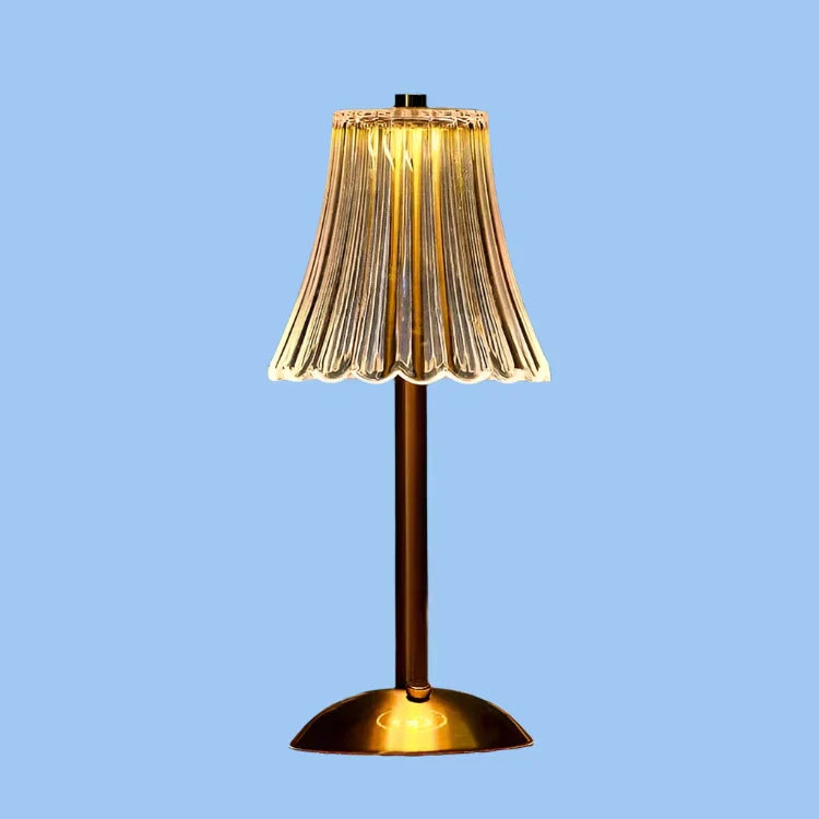Crystal Rechargeable LED Cordless Table Lamp