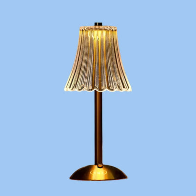 Crystal Rechargeable LED Cordless Table Lamp