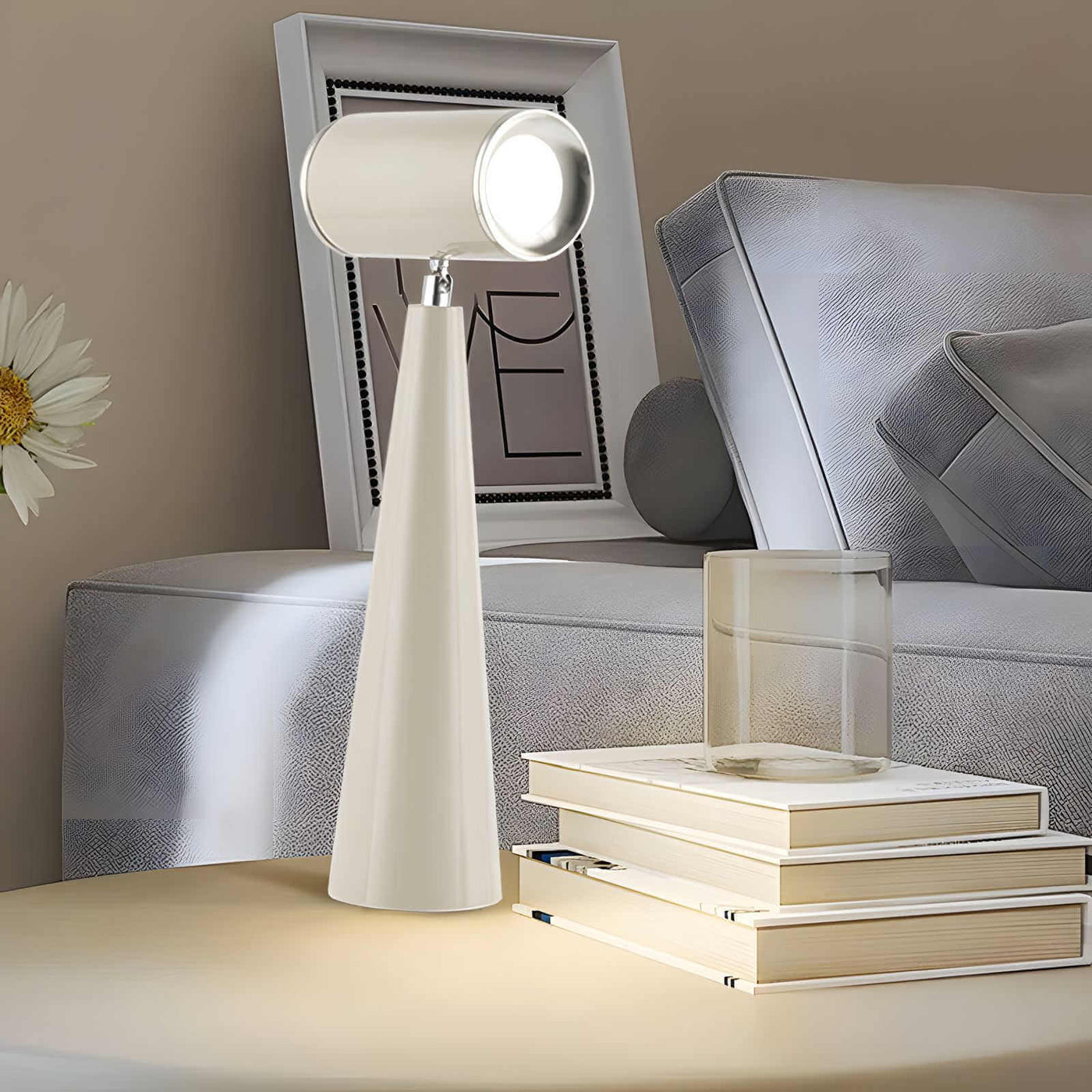 LED Mushroom Rechargeable Portable Table Lamp