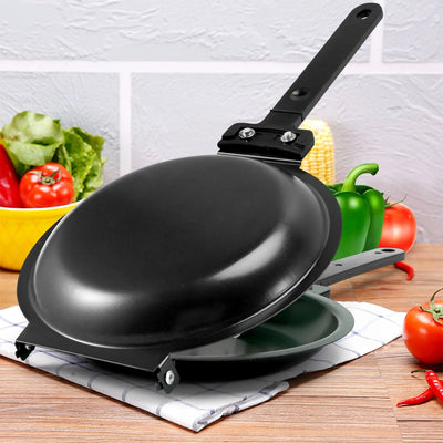 Double-Sided Non-Stick Pancake Pan with Handle