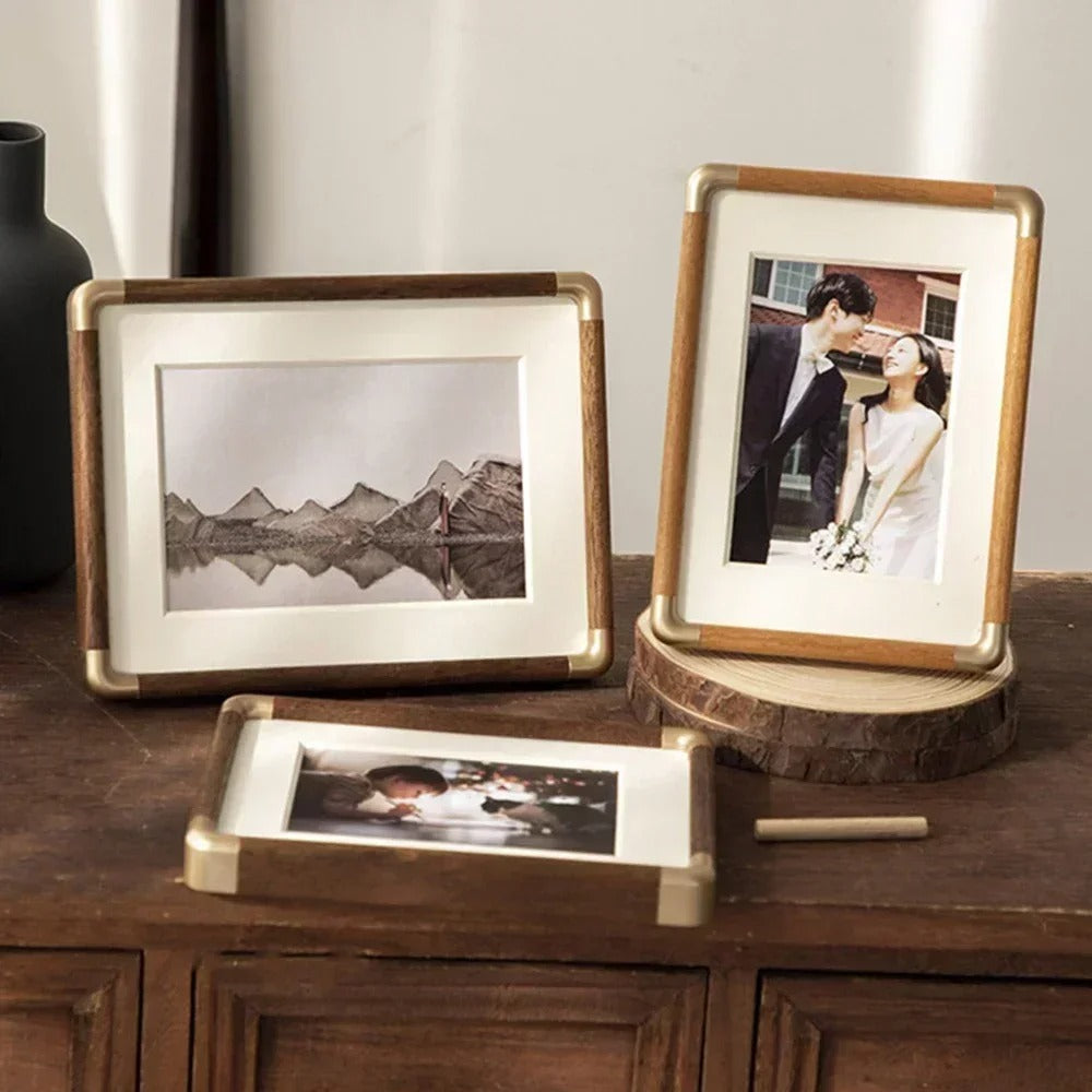 Brooks Solid Wood Tabletop Photo Frame