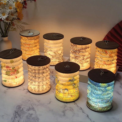 Foldable LED Table Lamp with Touch Control
