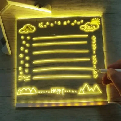Glowing LED Drawing Board for Kids Creativity