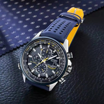 Men’s Stainless Steel Chronograph Watch with Calendar