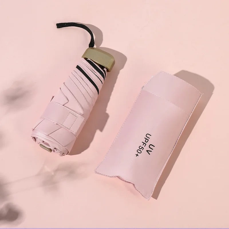 Mini Foldable Umbrella – UV Protection & Water-Repellent