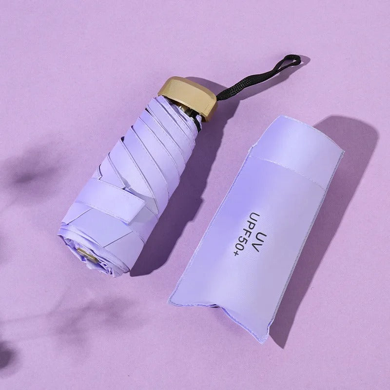 Mini Foldable Umbrella – UV Protection & Water-Repellent