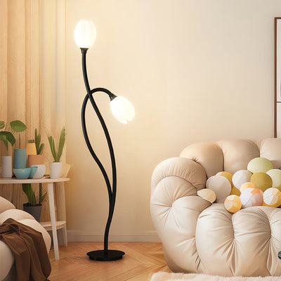 Modern Flower Floor Lamp with G9 Socket