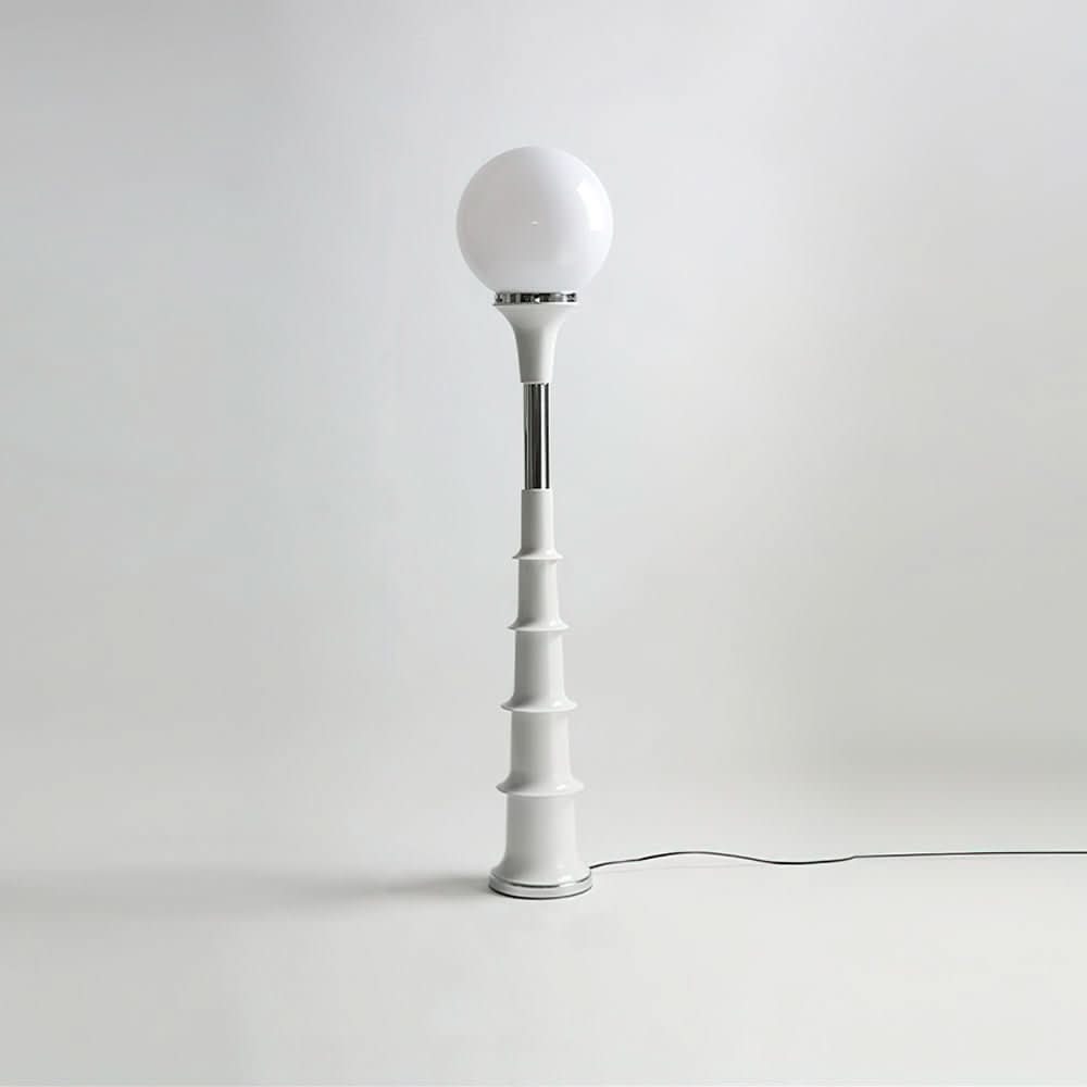 Modern Colorful Floor Lamp with Glass Shade