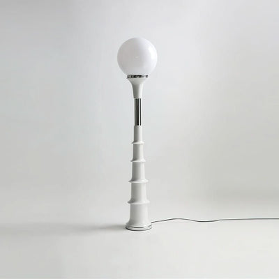 Modern Colorful Floor Lamp with Glass Shade