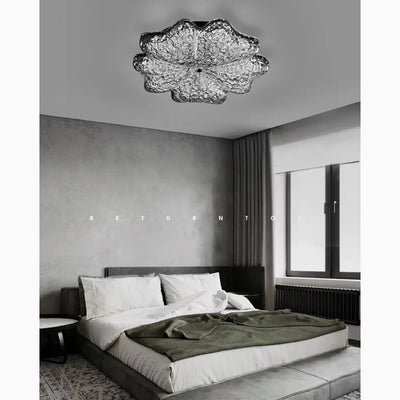VerdantGlow Nordic Leaf LED Chandelier – Elegant Modern Design