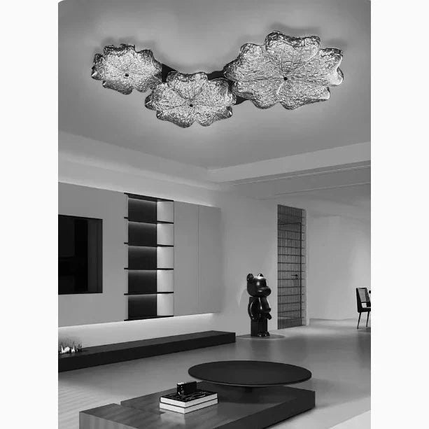 VerdantGlow Nordic Leaf LED Chandelier – Elegant Modern Design