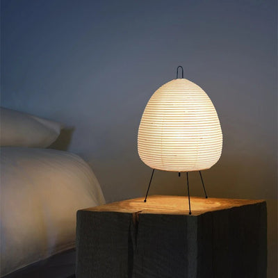 Japanese Rice Paper LED Table Lamp